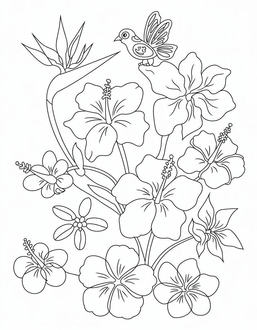 Tropical Flower Collection